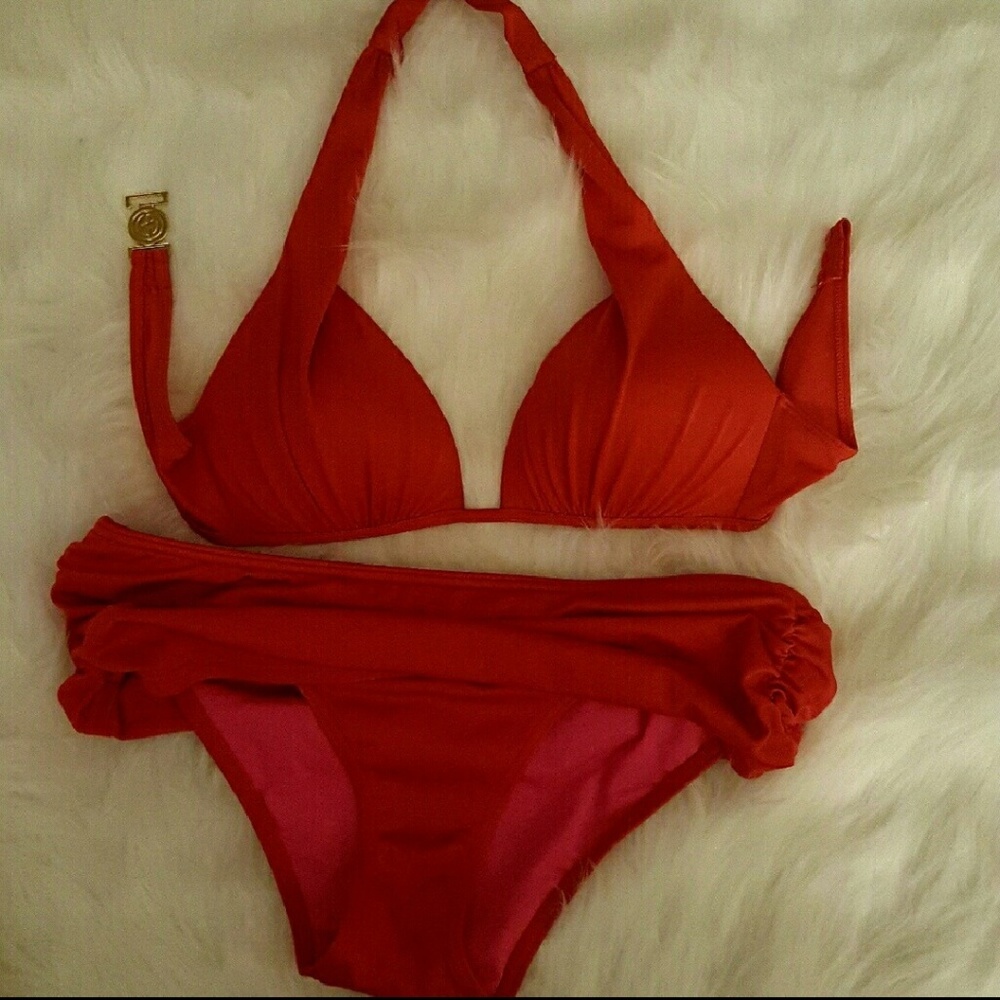 Victoria Secret Crimson Red Bikini